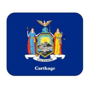 US State Flag   Carthage, New York (NY) Mouse Pad 