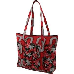  Ohio State Buckeyes Fabric Small Tote: Sports & Outdoors