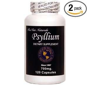  RaNisa Naturals Psyllium, 120 Capsules (Pack of 2) Health 