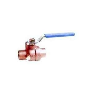  Low Lead Ball Valve CxC Ends with Waste, 3/4 Home 
