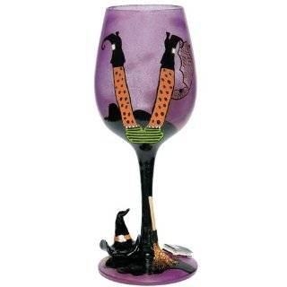 Lolita Love My Wine Wicked Witch Wine Glass Halloween Glasses New Gift