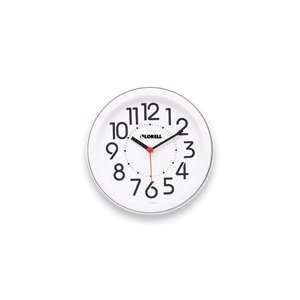 Lorell Round Profile Radio Controlled Wall Clock: Home 