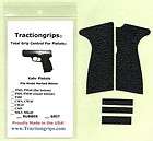 Tractiongrips brand grips for Kahr PM9 & PM40 pistols / rubber pistol 