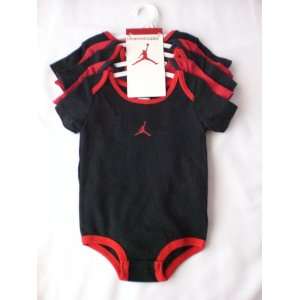 Nike Jordan Infant New Born Baby Lap Shoulder Bodysuit Romper 5 Pieces 