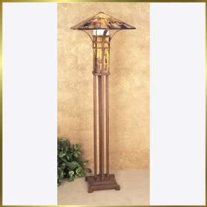  Tiffany Floor Lamp, QZTF9184Z, 1 light, Antique Bronze, 18 