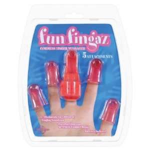  Fun fingaz cordless finger massager pink: Health 