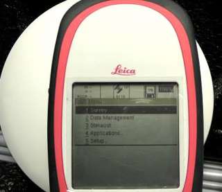 LEICA SR20 GPS GEO SURVEYING EQUIPMENT GIS DATA COLLECTION  
