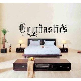 Large  Easy instant decoration wall sticker wall mural Gym gymnastics 