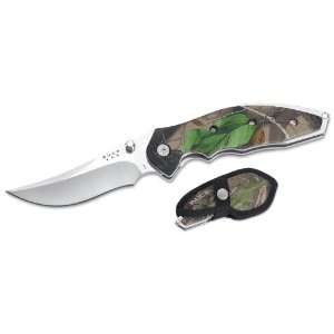  Buck Folding Kalinga Pro Classic Hunting Knife Camo Handle 