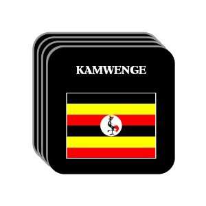 Uganda   KAMWENGE Set of 4 Mini Mousepad Coasters