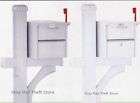 LOCKING Roadside MAILBOX w/Deluxe Sidearm Post INCLUDED   Front and 