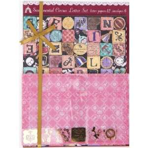   pretty Sentimental Circus Letter Paper Set with ribbon: Toys & Games
