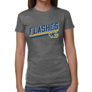 Kent State Golden Flashes Ladies Rising Bar Juniors Tri Blend T Shirt 