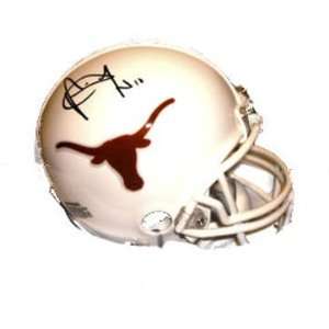 Vince Young Autographed Texas Longhorns NCAA Mini Helmet
