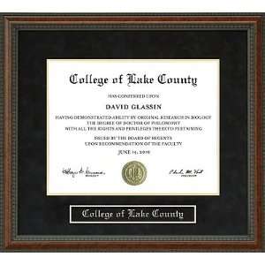  College of Lake County Diploma Frame: Sports & Outdoors