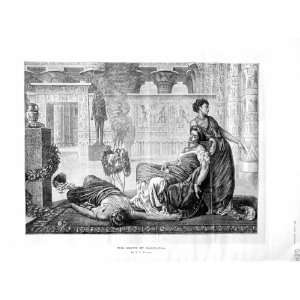  1872 Scene Deadth Cleopatra Theatre Prinsep Fine Art