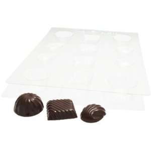   Square and Shell Shapes Chocolate Mold 