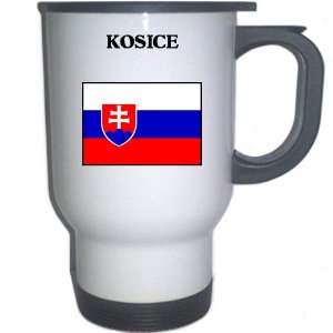  Slovakia   KOSICE White Stainless Steel Mug Everything 