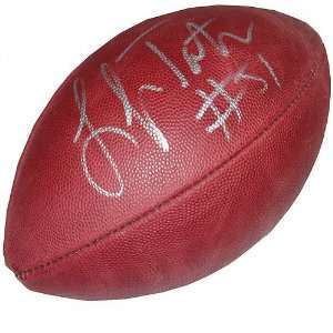 Lofa Tatupu Autographed NFL Football:  Sports & Outdoors