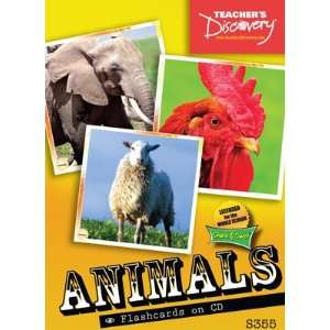  Animal Flashcards on CD