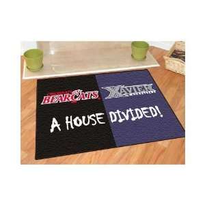 Xavier Musketeers House Divided Mat