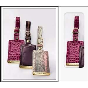  Victorias Secret Patent Leather Luggage Tag, Magenta Pink 