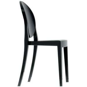  Kartell Victoria Ghost Chair Solid Black by Philippe 