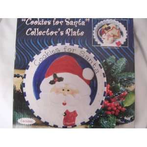  Cookies for Santa Collectors Plate 9 Ceramic Everything 