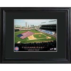  Chicago Cubs MLB Stadium Personalized Print: Sports 