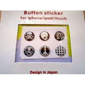  Button Sticker for Iphone/ Ipad/ Itouch, Mastermind Electronics