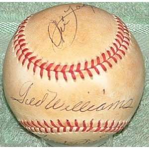 Triple Crown 4 Autographed Baseball 