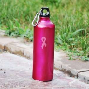  Wedding Favors Breast Cancer Aluminum Water Bottle Health 