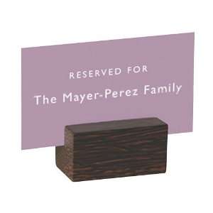  the House BHO013PWW23 Palm Wood Menu/Placecard Holder: Home & Kitchen