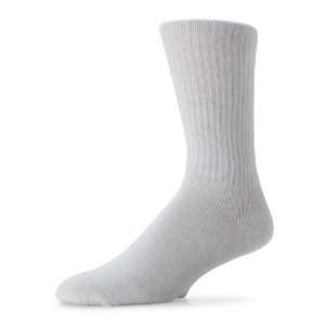  Truform 8 15 Trusoft Crew Sock, Medium, White Health 