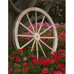  36 Decorative Cedar Wood Wagon Wheel: Patio, Lawn 