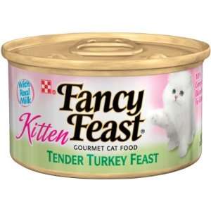   Care Canned NP57501 24 3 oz Fancy Feast Kitten Turkey
