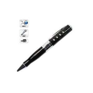   Flash Digital Voice Recorder Pen with MP3 Function Black: Electronics