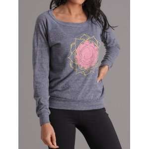  Aum Clothing Lotus Front Eco Slouch Pullover Sports 
