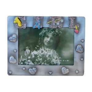  5 x 3.5 Girl Pewter Picture Frame