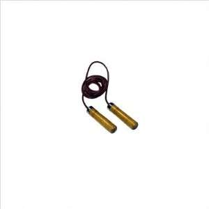 Amber Sporting Goods AJR 3111 Leather Jump Rope with Wooden Handles 