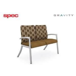  Gravity Two Seater Reception Lounge Lobby Chair: Home & Kitchen