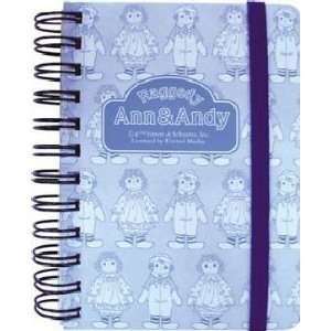 Raggedy Ann & Andy Blue Mini Notebook from Japan Toys 