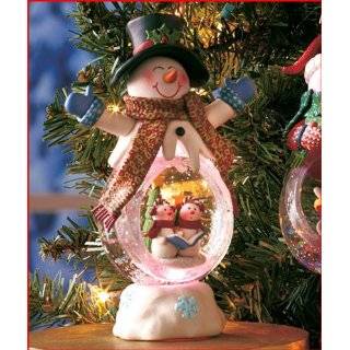    2011 Mini Lighted Snowman 3 Snow Globe by Hallmark