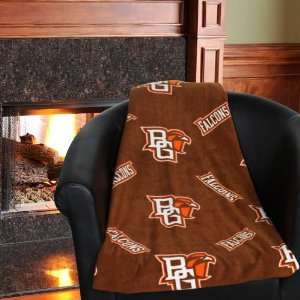   Green State Falcons 60 x 86 Fleece Blanket   Brown: Home & Kitchen