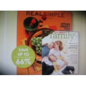  5 Monthly Issues of Real Simple Magazine 