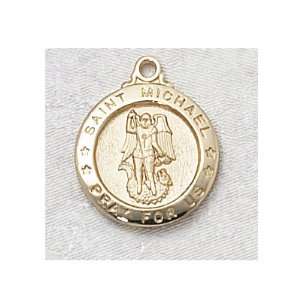   Catholic Saint Michael Patron Saint Medal Pendant Necklace: Jewelry