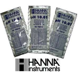  Hanna Instruments pH 10.01 Calibration Solution   3 Pack 