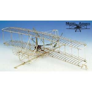  16 Scale Wright Flyer, 1903 Wooden Airplane Kit Toys & Games