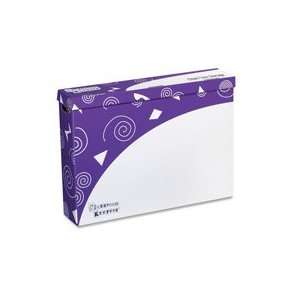  Storage Box, Chart Size, Recyclable, Purple/White Qty:12 