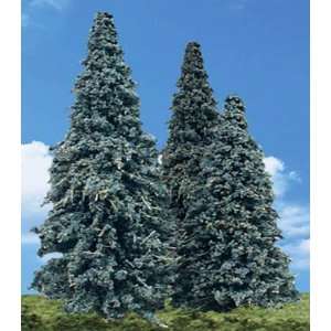 Woodland Scenics   Blue Needle Trees 3.5  5.5 (4 